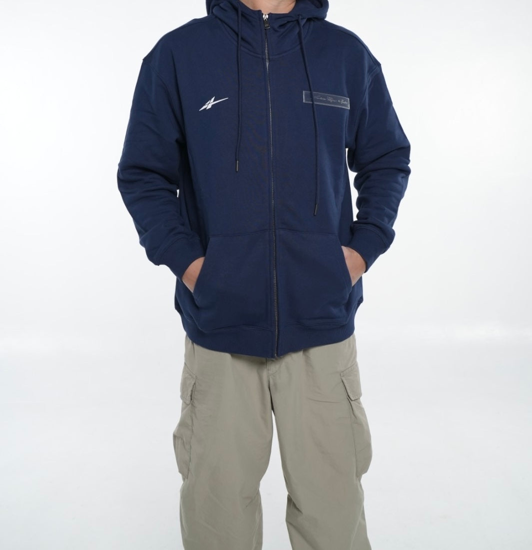 SPO Zip Hoodie (Dark Blue)