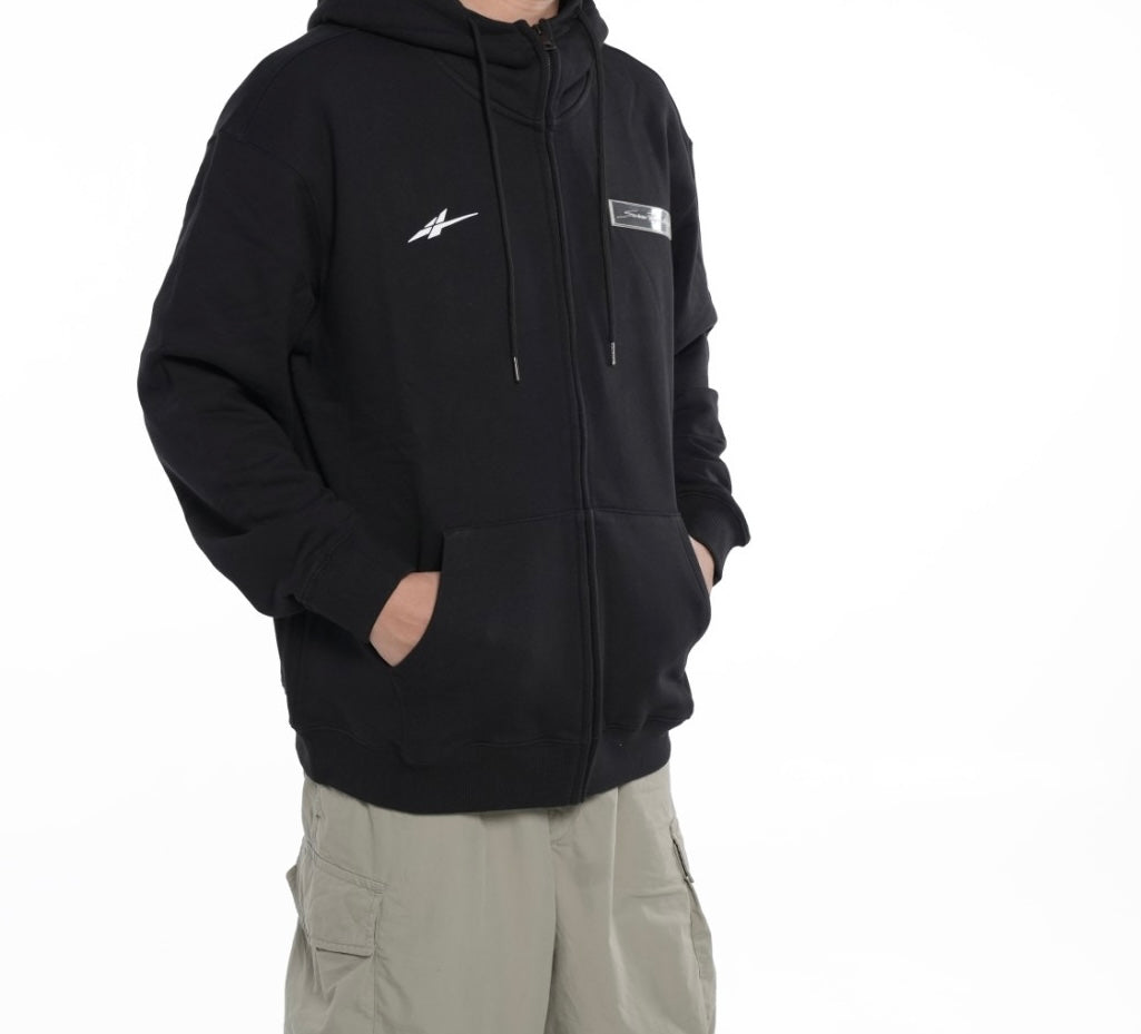 SPO Zip Hoodie (Black)