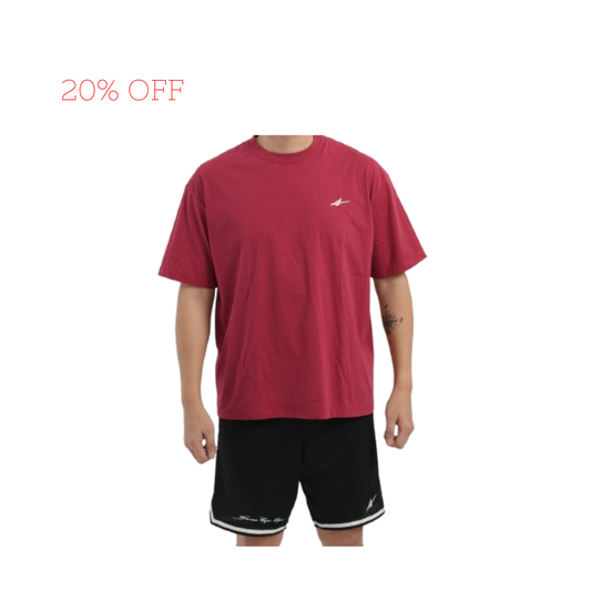 SPO Essentials Oversized Shirt (Red)