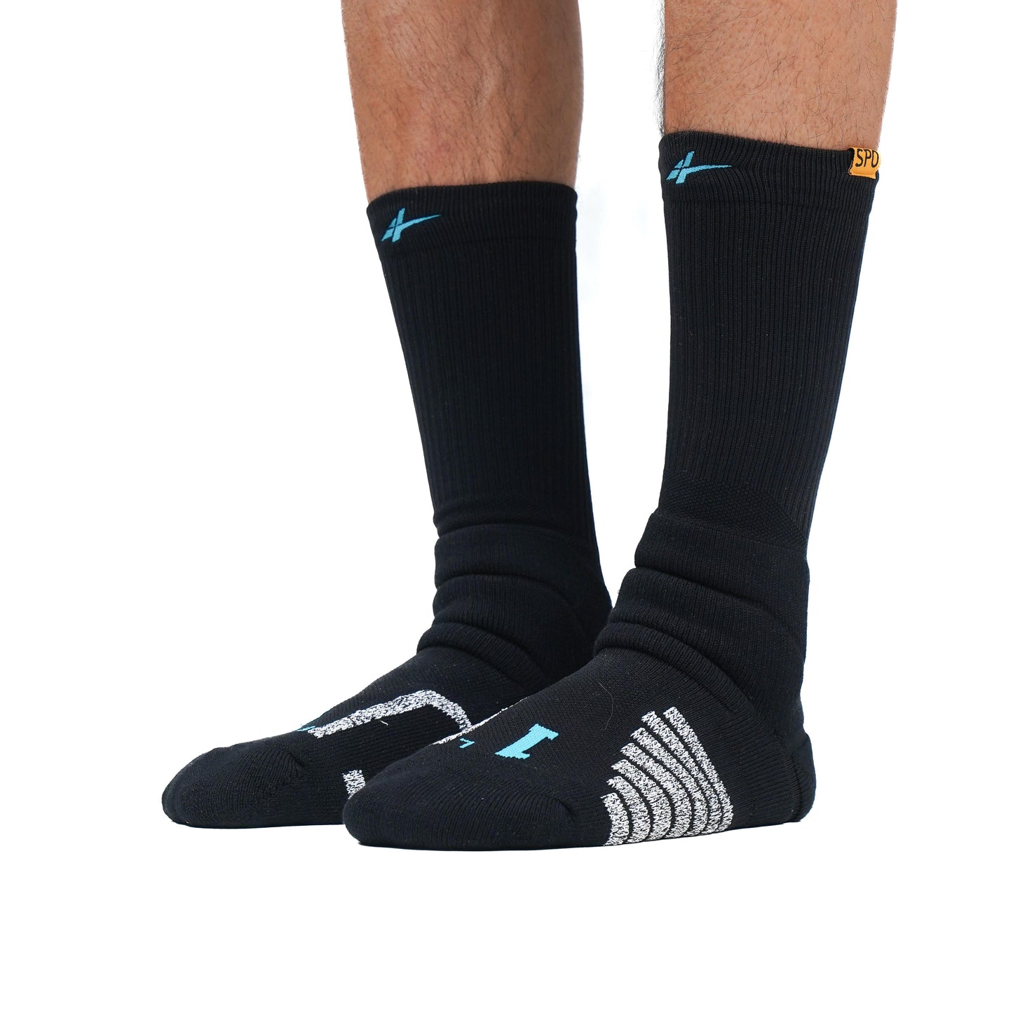 SPO Pro Socks Mid Black (Blue Scorpion)