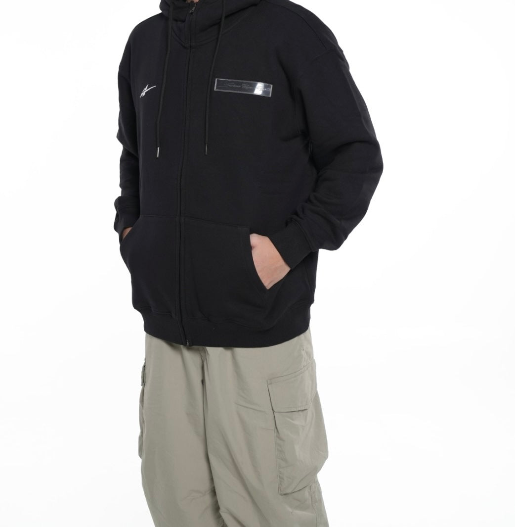 SPO Zip Hoodie (Black)