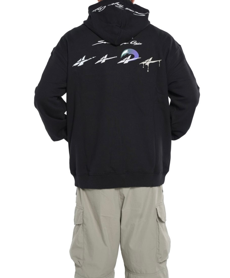 SPO Zip Hoodie (Black)