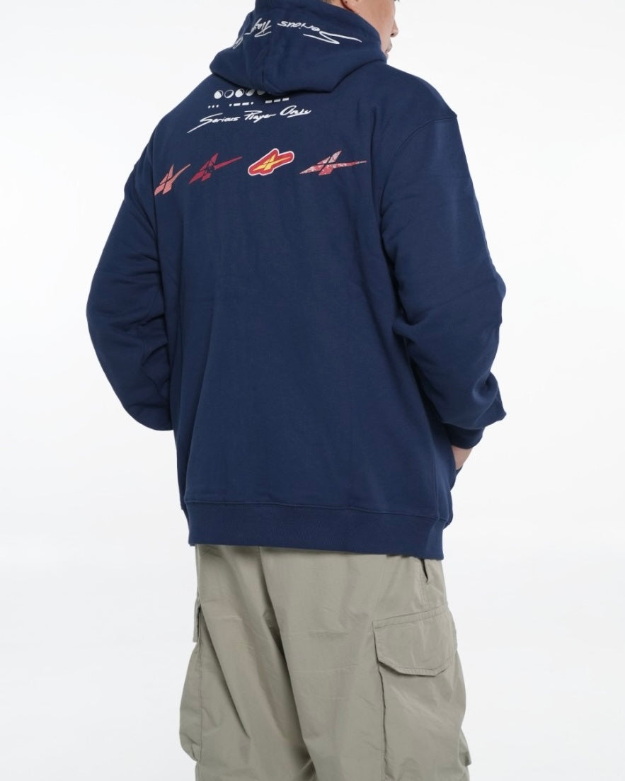 SPO Zip Hoodie (Dark Blue)