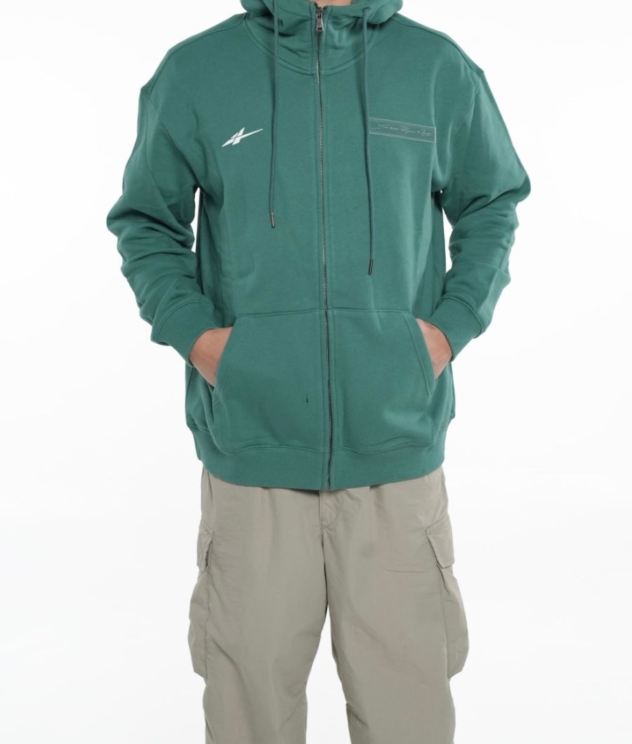 SPO Zip Hoodie (Green)