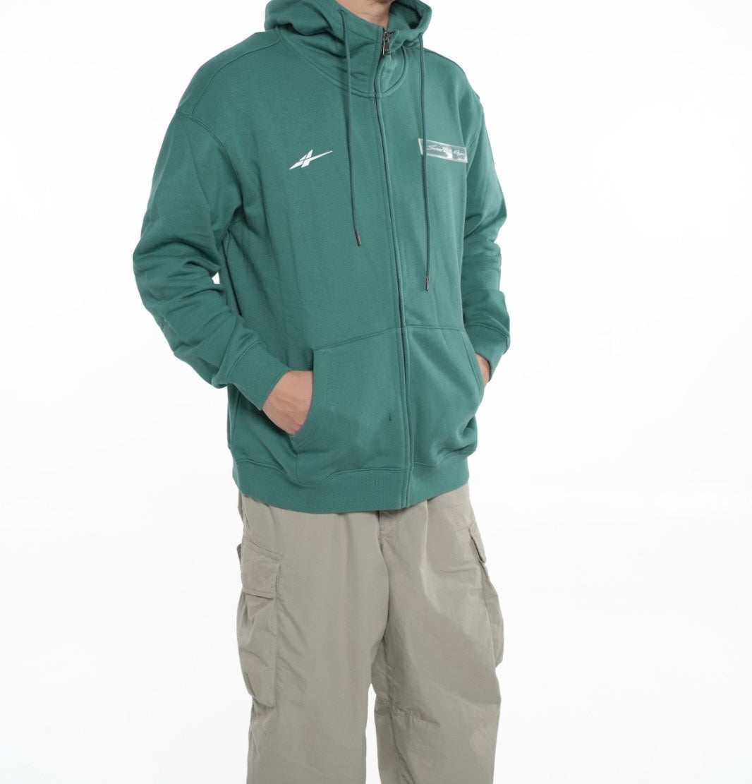 SPO Zip Hoodie (Green)