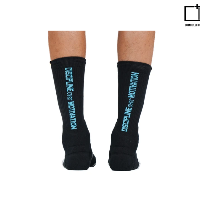 SPO Pro High Socks Black (Blue Scorpion)