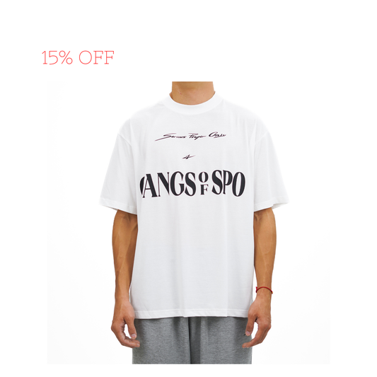 SPO Essentials Oversized Shirt  (Gangs of SPO- White)