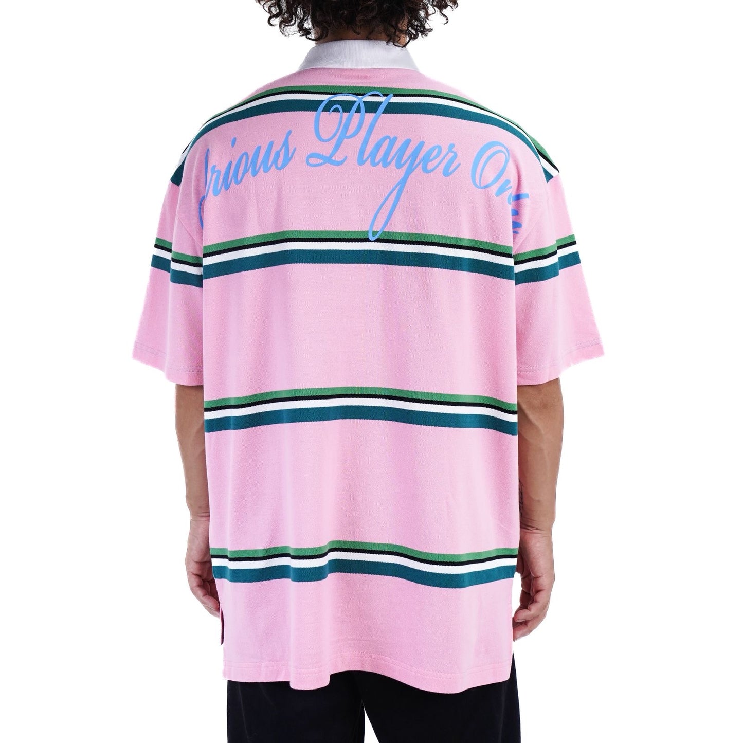 Serious Player Only Oversized Polo Shirt