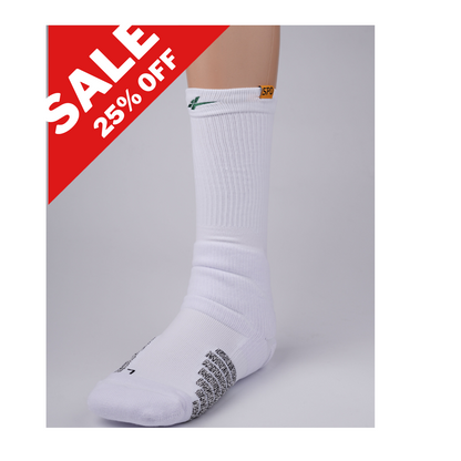 SPO Pro Staff High Socks White & Green