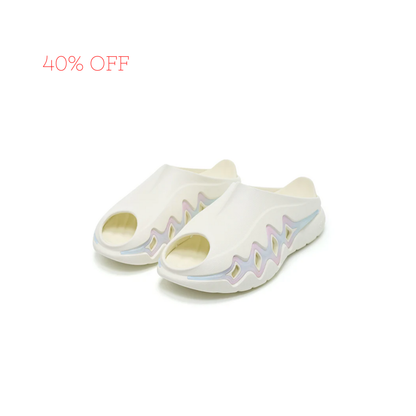 Rigorer Shark 3 Slides White/Pink/Blue