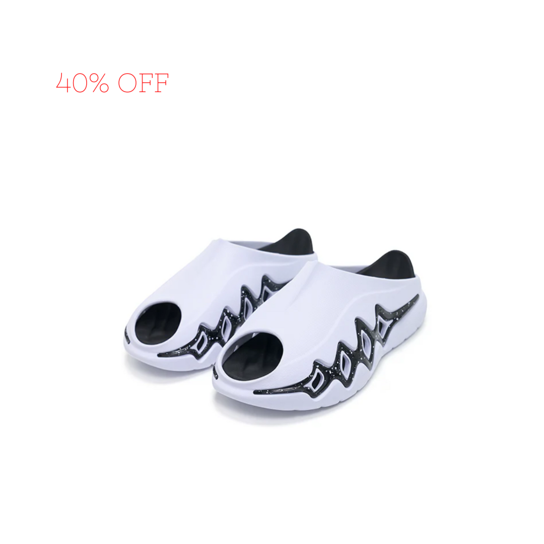 Rigorer Shark 3 Slides White/Black