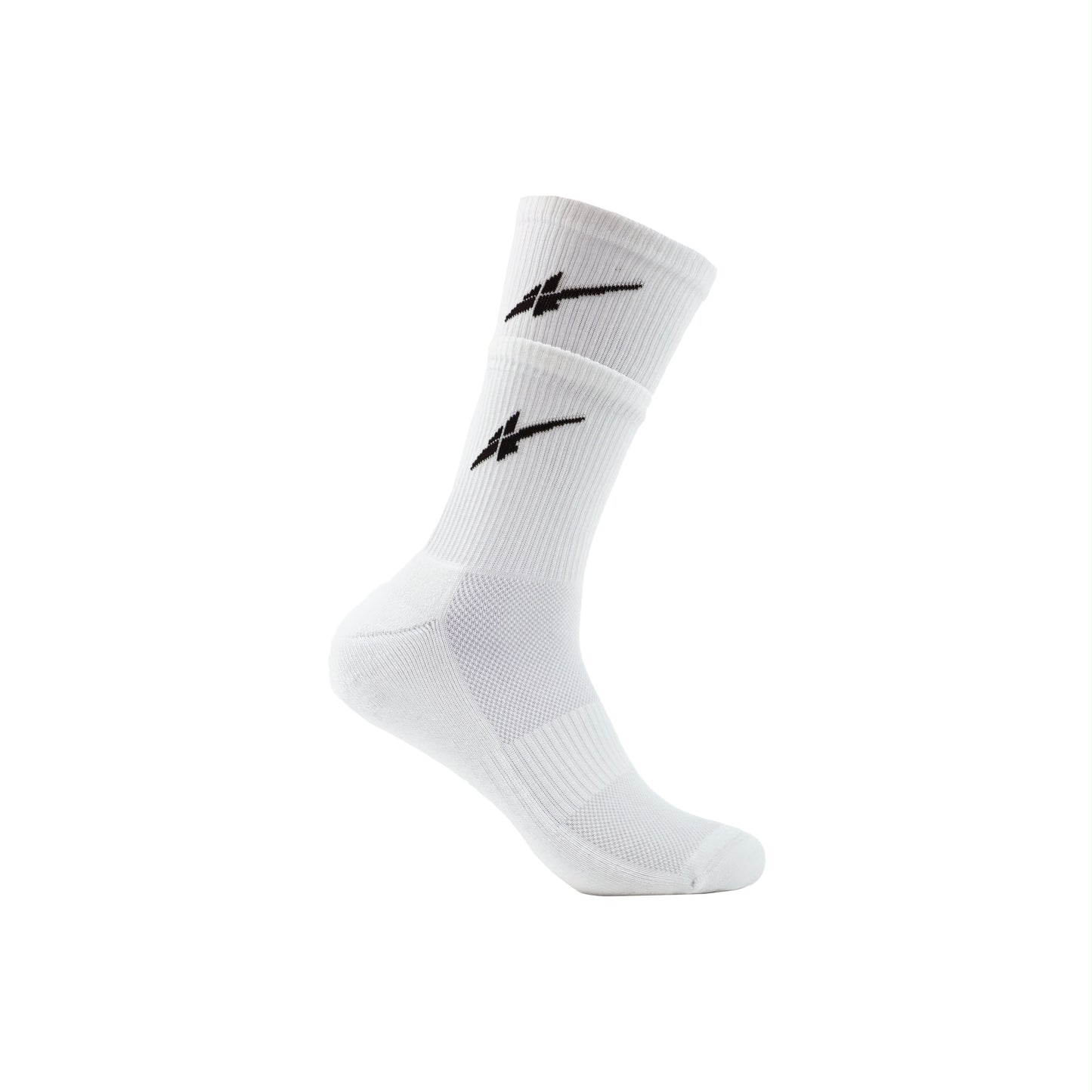 Serious Player Only Double Layer Training Socks White ( 2 pairs per set )