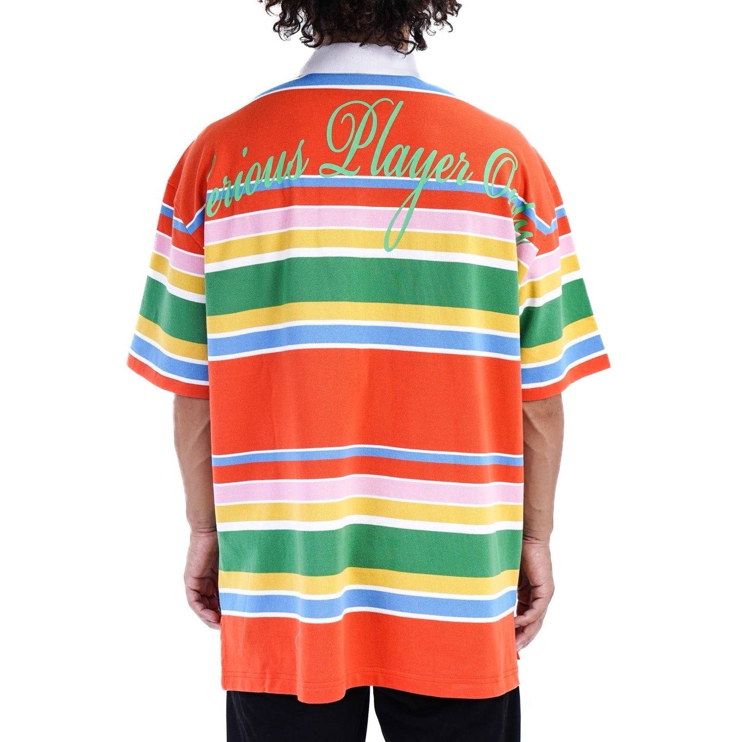 Serious Player Only Oversized Polo Shirt