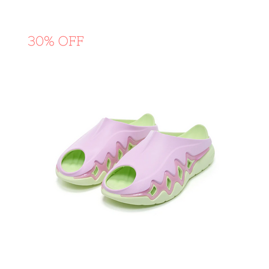 Rigorer Shark 3 Slides Pink/Green