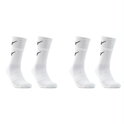 Serious Player Only Double Layer Training Socks White ( 2 pairs per set )