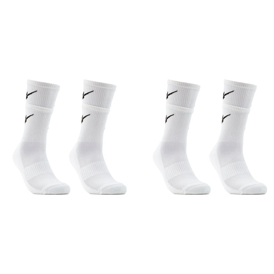 Serious Player Only Double Layer Training Socks White ( 2 pairs per set )