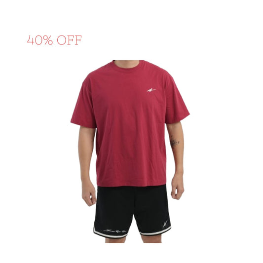 SPO Essentials Oversized Shirt (Red)