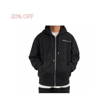 Serious Player Only  Zip-up Hoodie Diamond (Black)