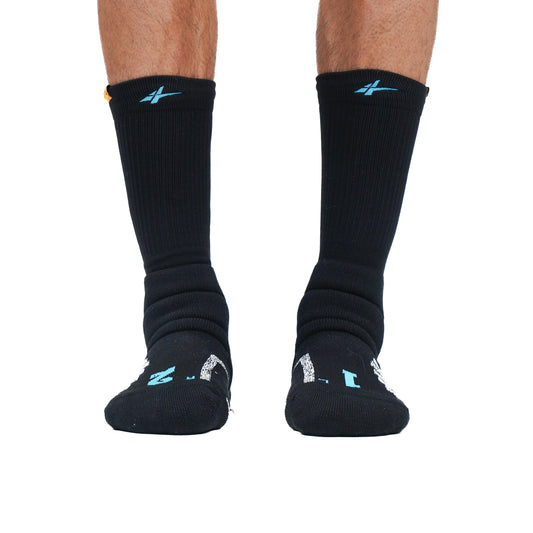SPO Pro Socks Mid Black (Blue Scorpion)