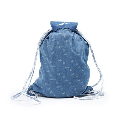SPO X KR Denim Drawstring Bag