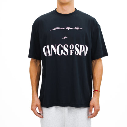 SPO Essentials Oversized Shirt  (Gangs of SPO- Black)