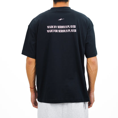 SPO Essentials Oversized Shirt  (Gangs of SPO- Black)