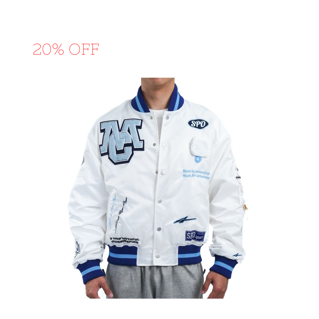 Serious Player Only Varsity Jacket My Court