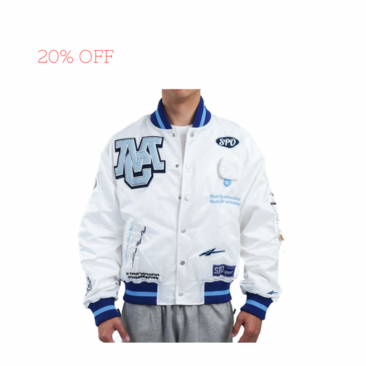 Serious Player Only Varsity Jacket My Court