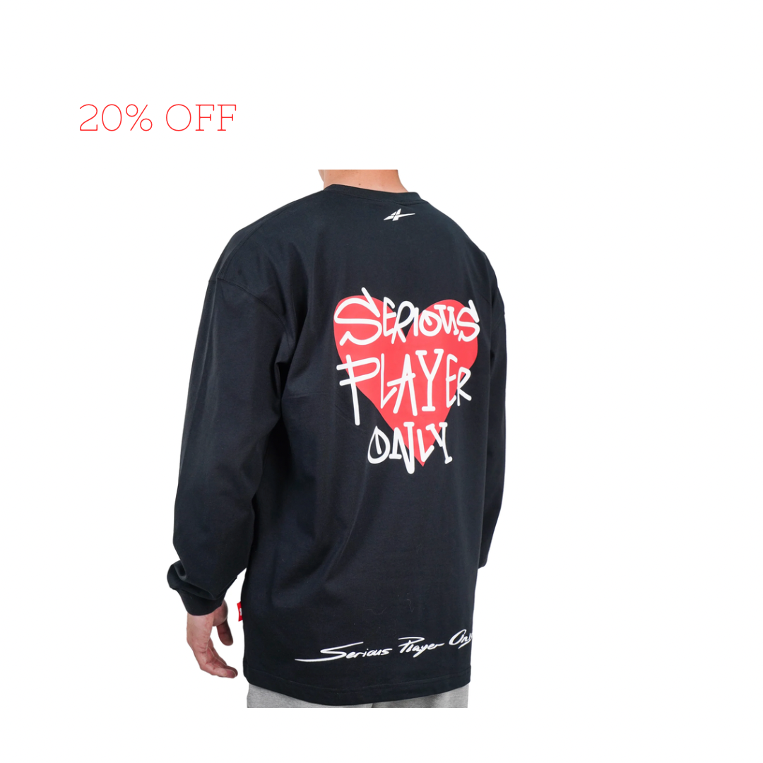 Serious Player Only ALLDAY DryLite Long Sleeve Tee Brave Heart