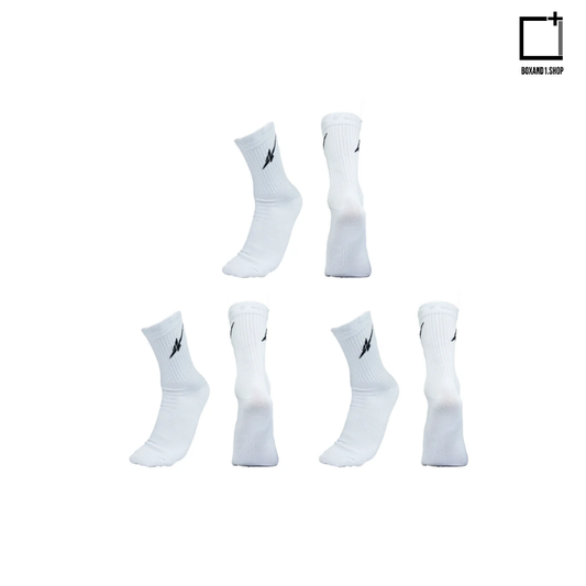 SPO All Day Socks 3.0  White ( 3 pairs per set )