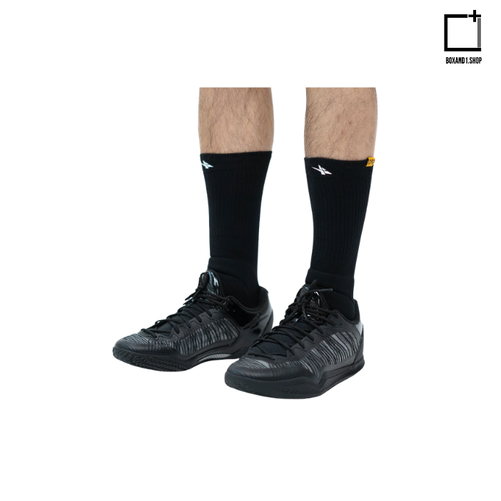 SPO Pro Staff High Socks Black with Text