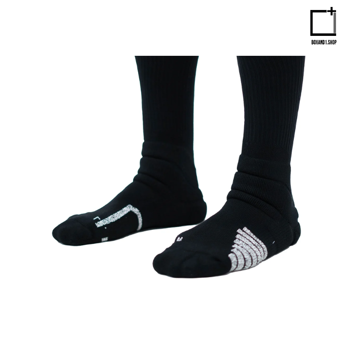 SPO Pro Staff High Socks Black with Text