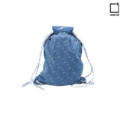 SPO X KR Denim Drawstring Bag