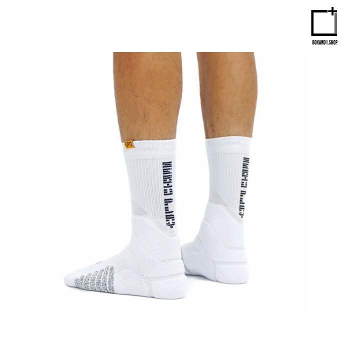 SPO Pro Staff  High Socks White Black Text
