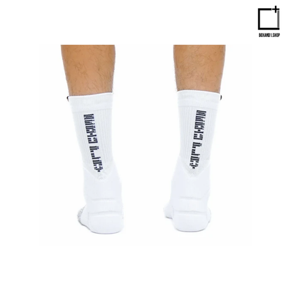 SPO Pro Staff  High Socks White Black Text