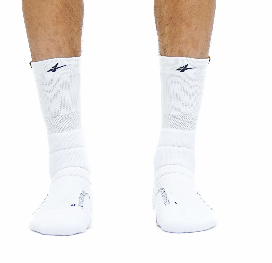 SPO Pro Staff  High Socks White Black Text