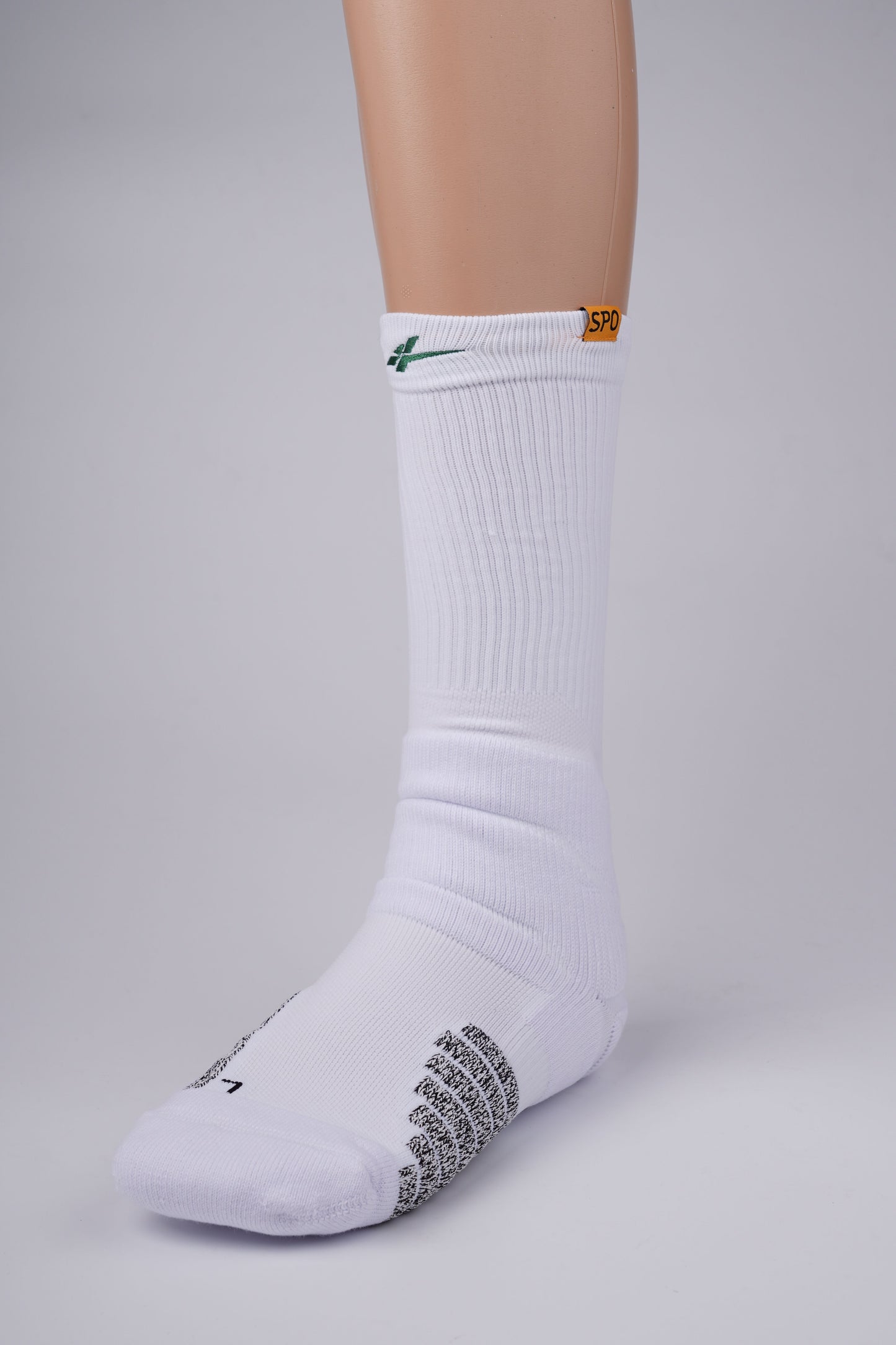 SPO Pro Staff High Socks White & Green