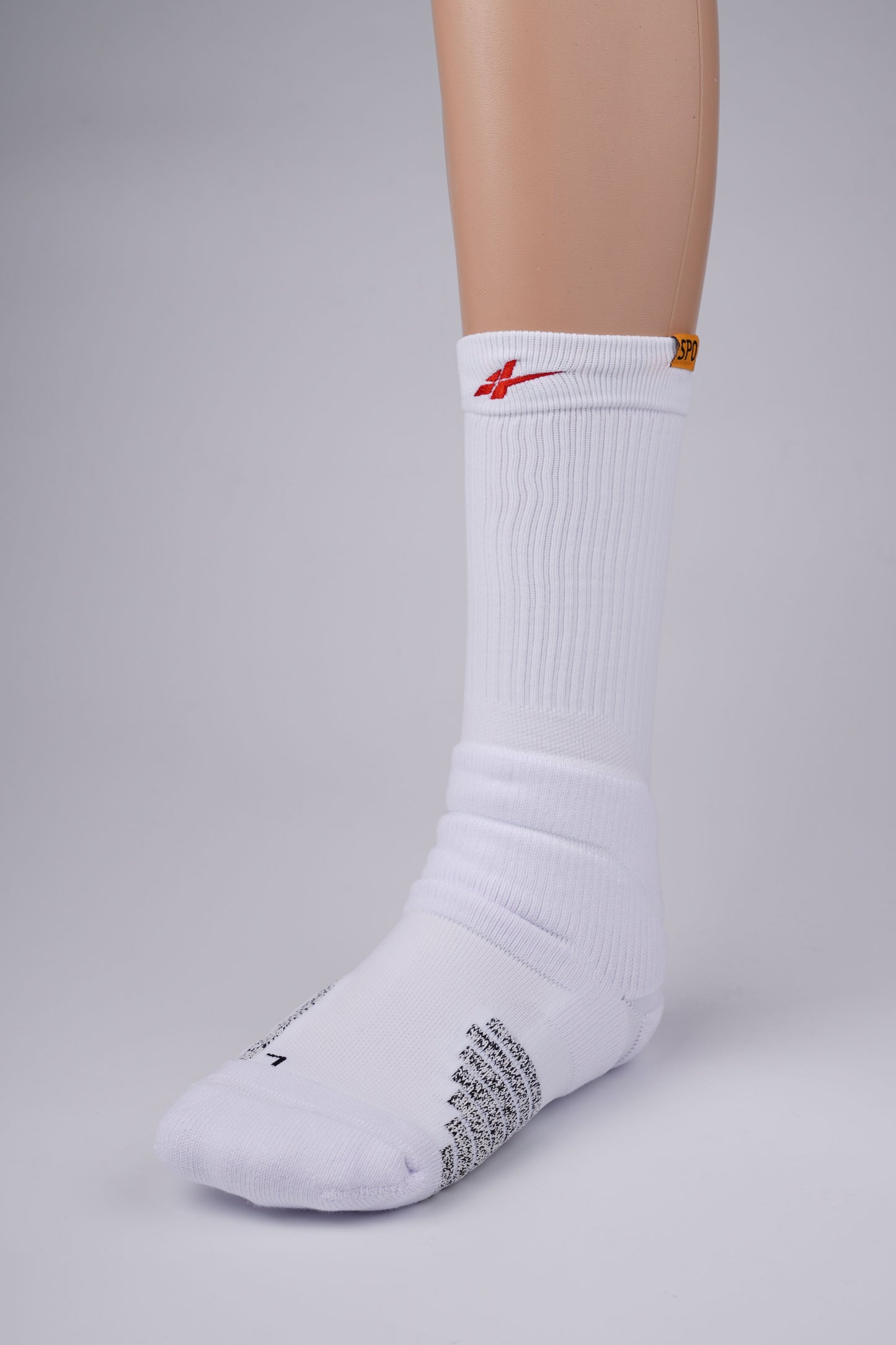 SPO Pro Staff High  Socks White & Red