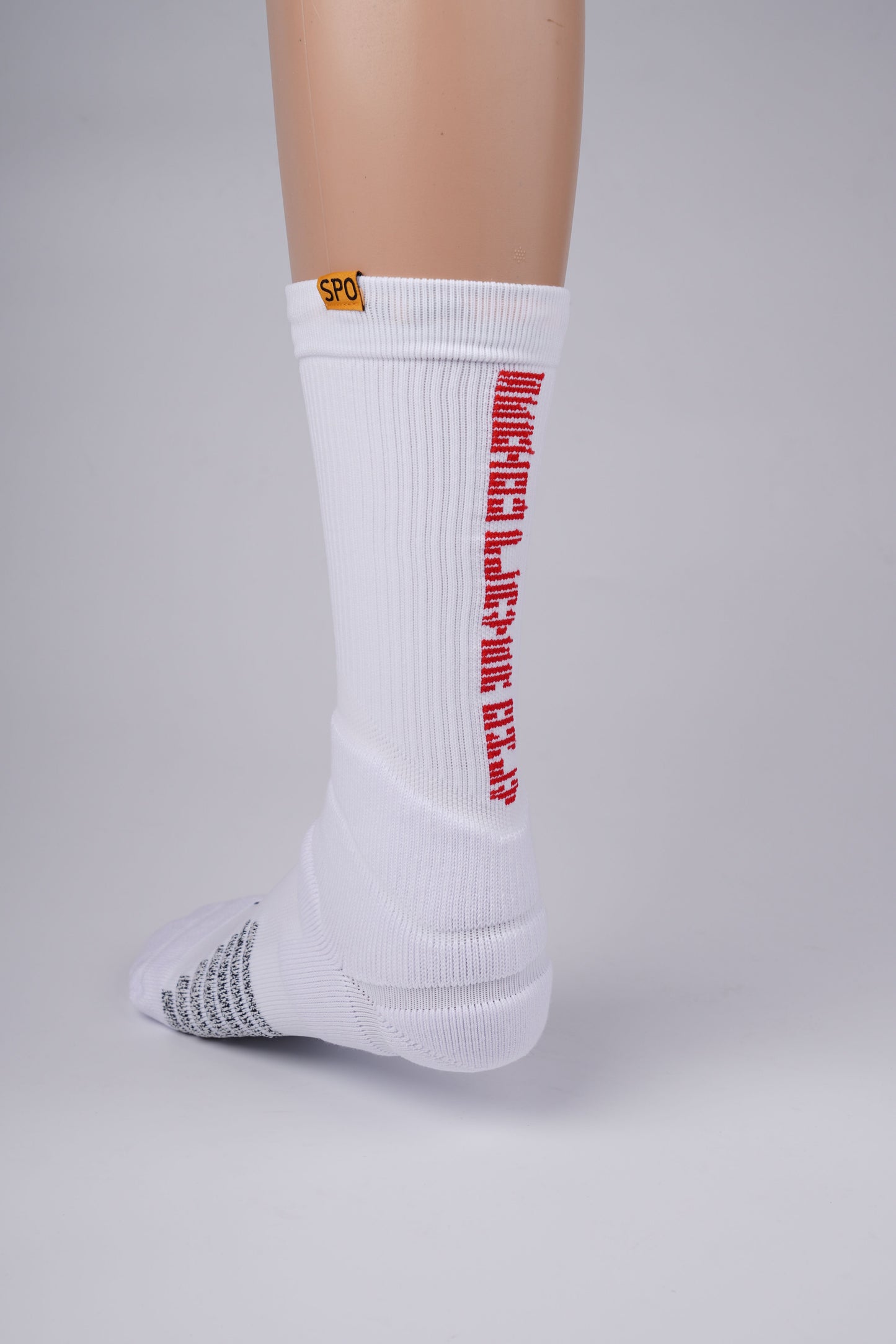 SPO Pro Staff High  Socks White & Red