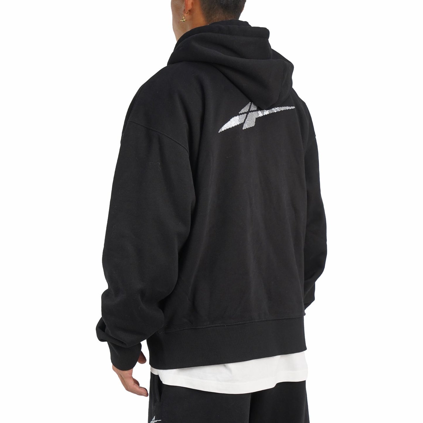 Serious Player Only  Zip-up Hoodie Diamond (Black)