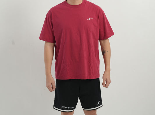 SPO Essentials Oversized Shirt (Red)