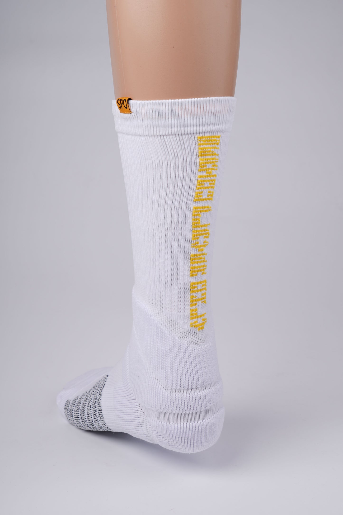 SPO Pro Staff High  Socks White & Yellow